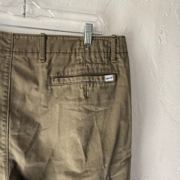 Levi’s‎ Men’s W38 Olive Green Flat Front Chino Shorts Classic Style 11” Inseam - Picture 5 of 9